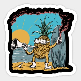 Pineaple Summer Holiday Sticker